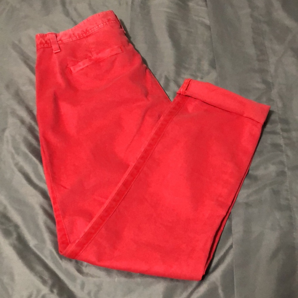 🛍️5/$20🛍️BNWOT GAP GIRLFRIEND CHINO, Sz 2. Colour Vermillion.